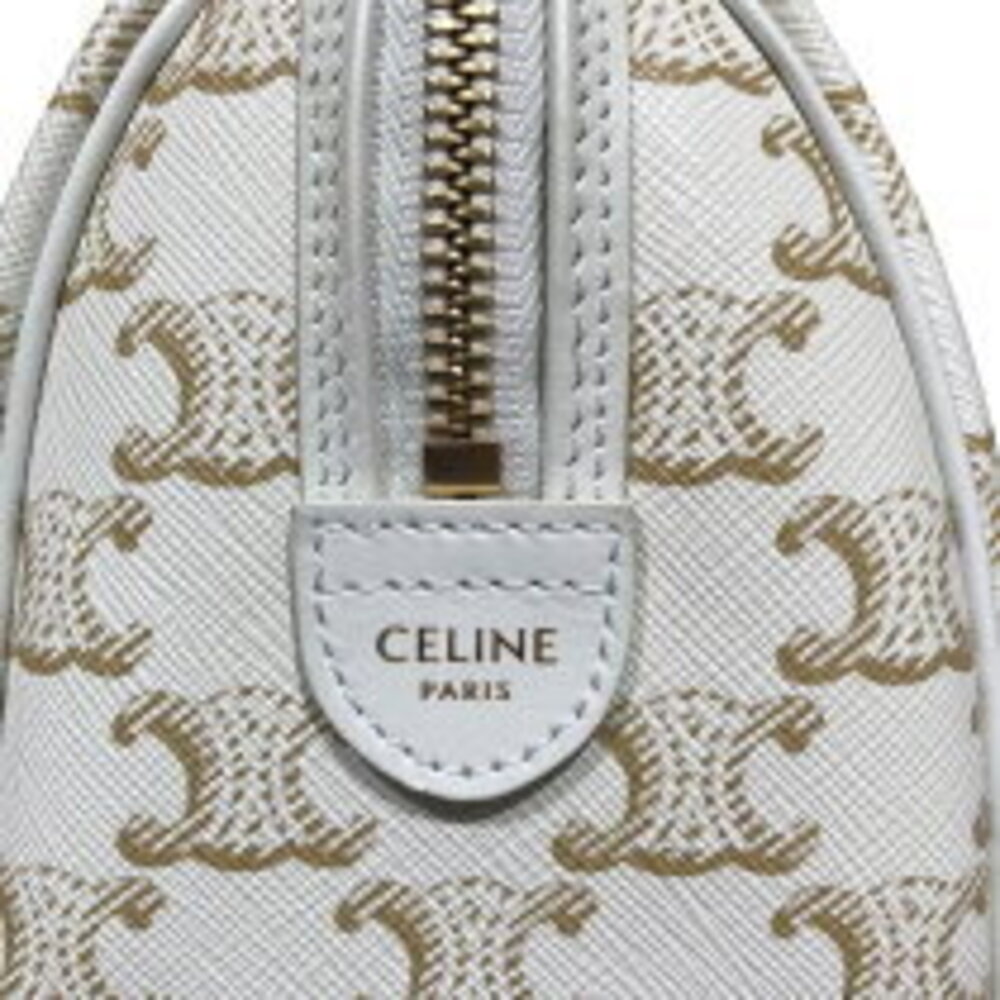 Celine Boston Bag Triomphe Canvas - Picture 5 of 10